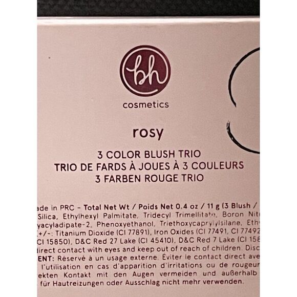BH Cosmetics Mrs. Bella Rosy 3 Color Blush Trio, NEW - Picture 3 of 10